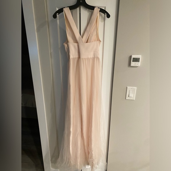 BCBG pale pink tulle maxi dress - Picture 2 of 3